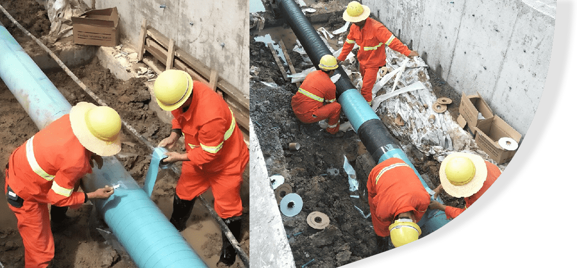 粘彈體膠帶用于新設(shè)和在役管體、構(gòu)件及異形設(shè)備防腐蝕