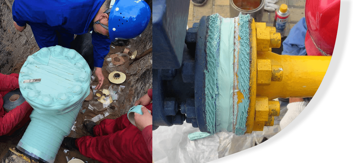 粘彈體防腐膏用于填充間隙、狹縫及不規(guī)則的構(gòu)件塑形